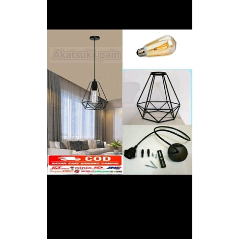 Lampu gantung plafon Minimalis