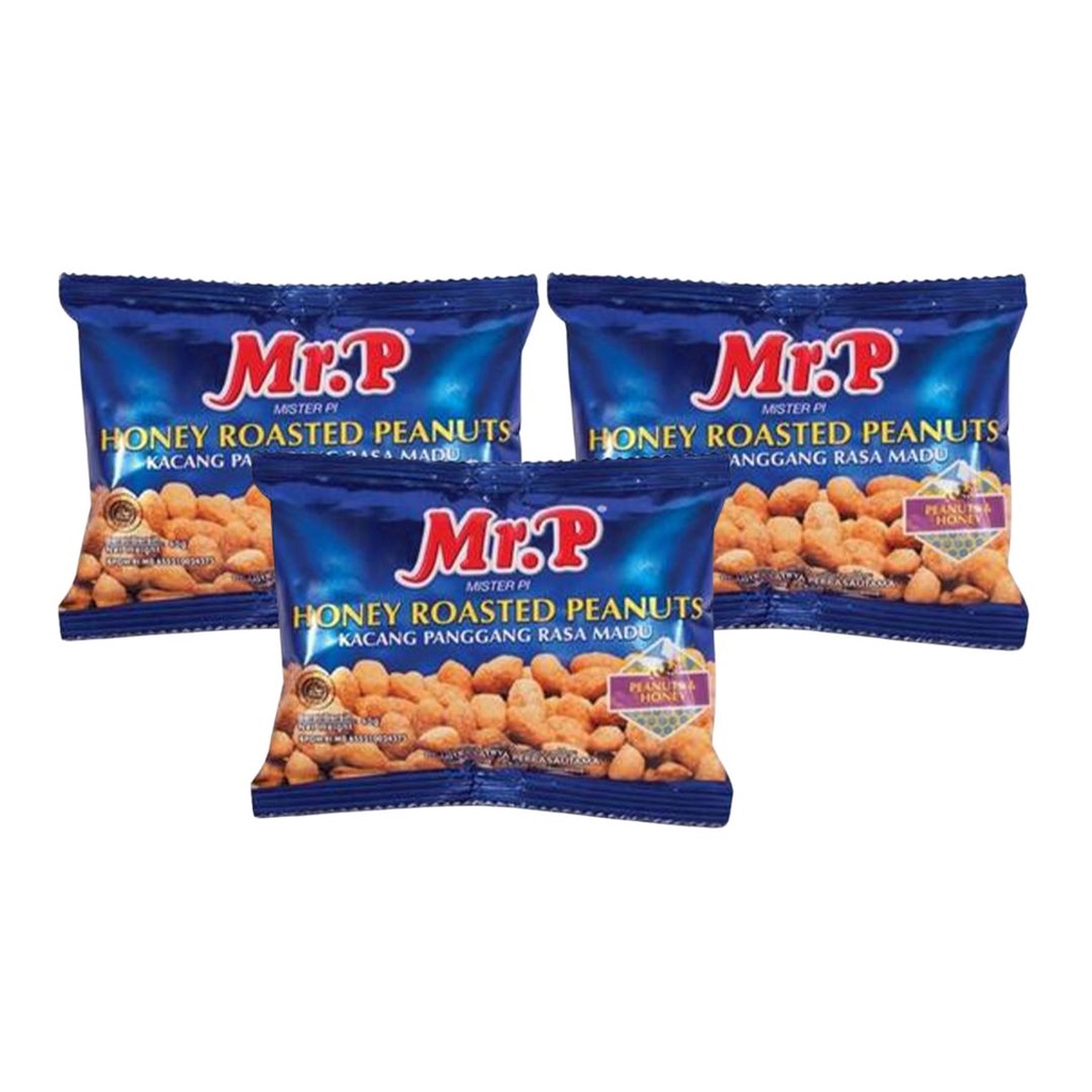 

Mr. P Kacang Panggang Rasa Madu 3 x 40 gr