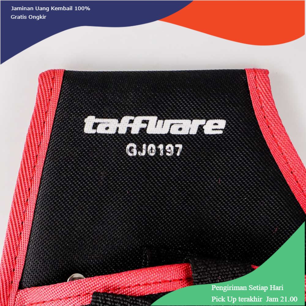 TD-PR2 Taffware Tas Pinggang Perkakas Mesin Bor Tool Bag Fanny Pack - GJ0197