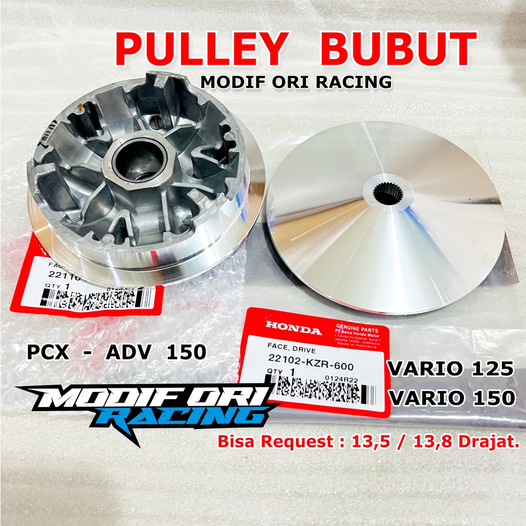 Jual RUMAH ROLLER VARIO 125 KOMPLIT DENGAN KIPAS PULLEY BUBUT DRAJAT