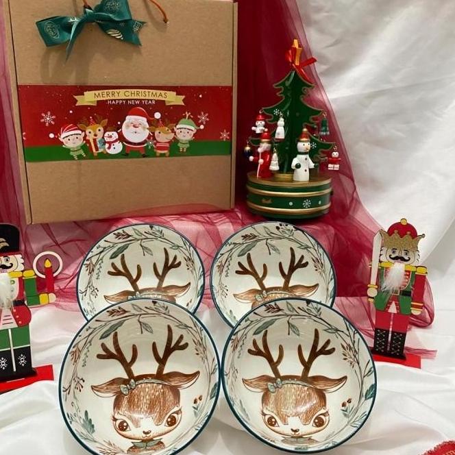 

Hampers Natal 4In1 Set Japanese Rice Bowl Parcel Natal Hadiah Natal Storannejaa
