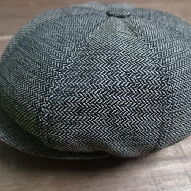 Topi Baret Pria Retro Fashion / Topi Newsboy Cap Pria / Topi Sutradara - Hitam, S