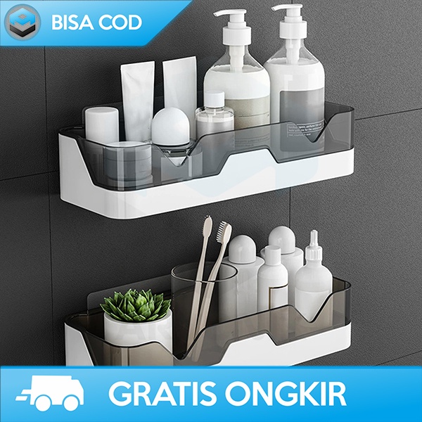 RAK TOILET ORGANIZER KAMAR MANDI RAK GANTUNG GOOD QUALITY PLASTIK ABS