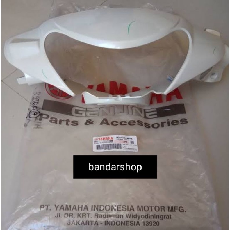 batok depan mio smile putih cover batok kepala mio smile putih original