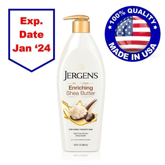 Jual Jergens Enriching Shea Butter body lotionUSAkulit kering & kusam