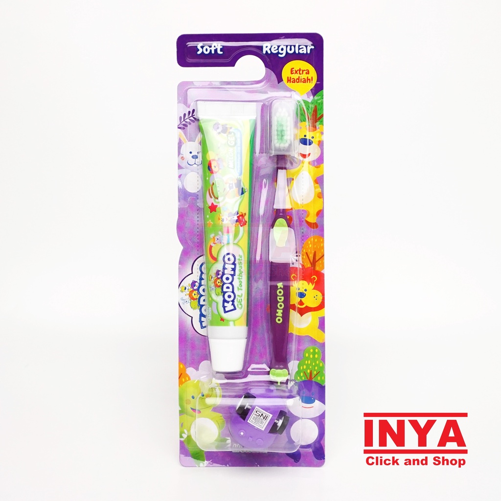SIKAT &amp; PASTA GIGI ANAK KODOMO SOFT REGULER - Toothpaste &amp; Toothbrush