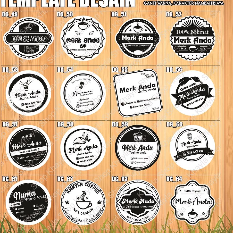 

⇝ CETAK STIKER VINYL PUTIH A3+ LOGO KEMASAN BOTOL, TOPLES, KARDUS ANTI AIR WATERPROOF MURAH LAMINASI ㅿ