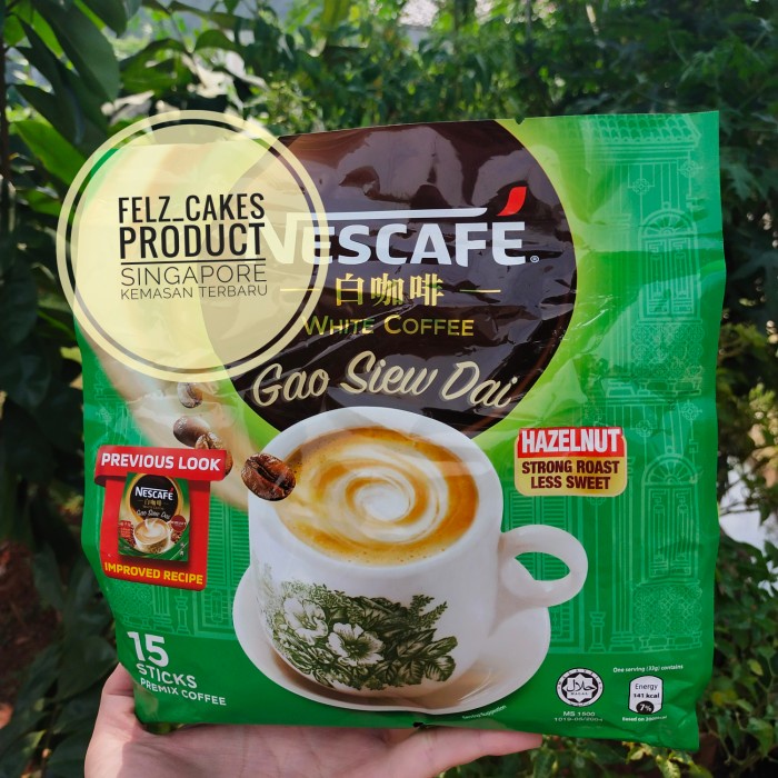 

NESCAFE GAO SIEW DAI HAZELNUT FLAVOUR