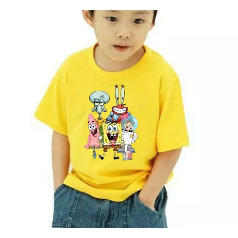 Baju Anak Kaos Spongebob Anak