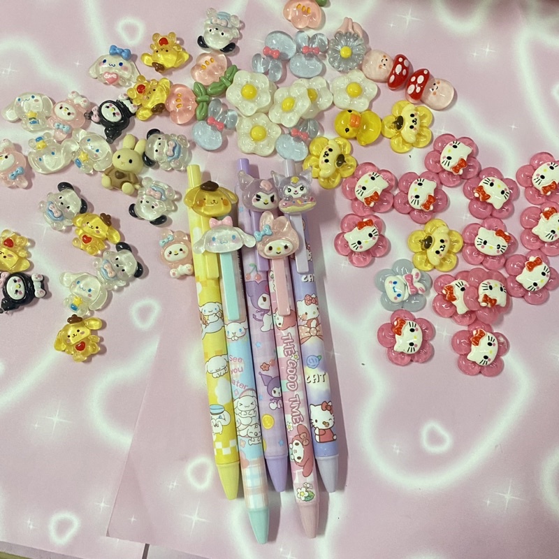 1 pcs pulpen lucu motif sanrio atk sekolah lucu