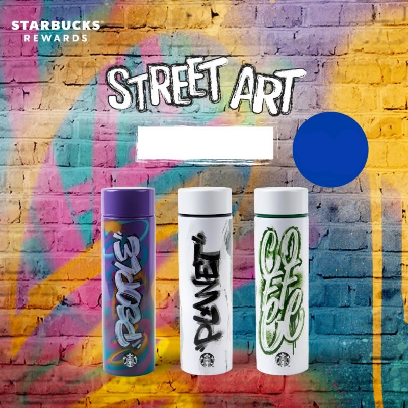 EXCLUSIVE SALE - Tumbler Starbucks Street Art - Starbucks Tumbler Street Art Edition 2022