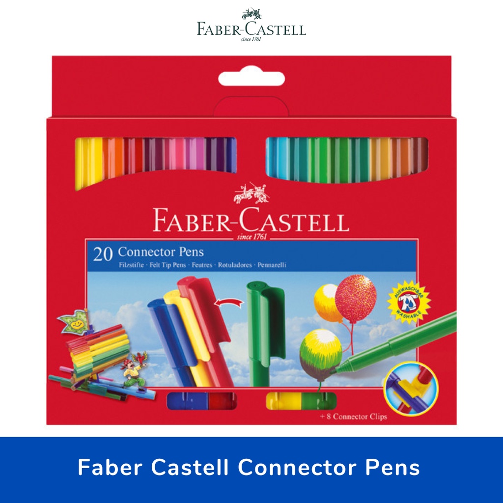 

Spidol Connector Pens Faber Castell