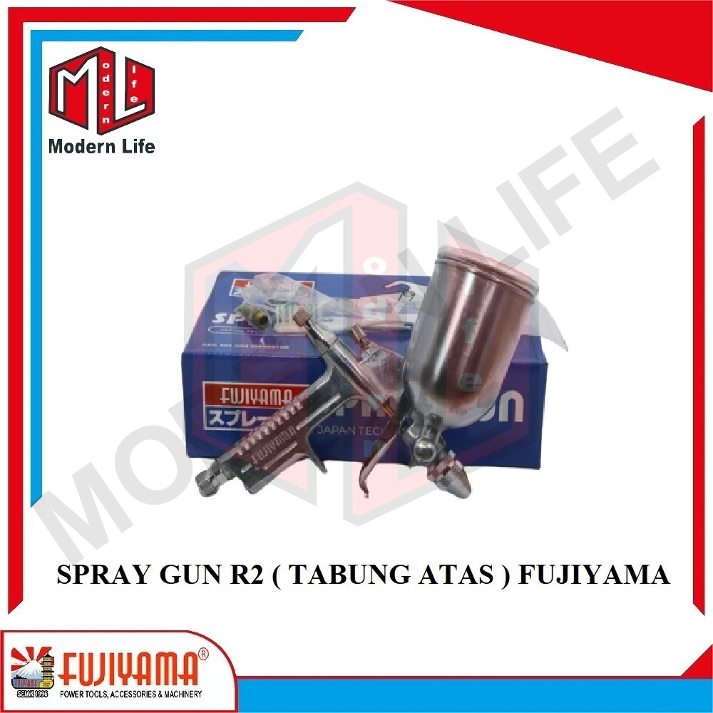 Spraygun FUJIYAMA R2 Tabung Atas Spray Gun Cat Paint Air Brush R-2