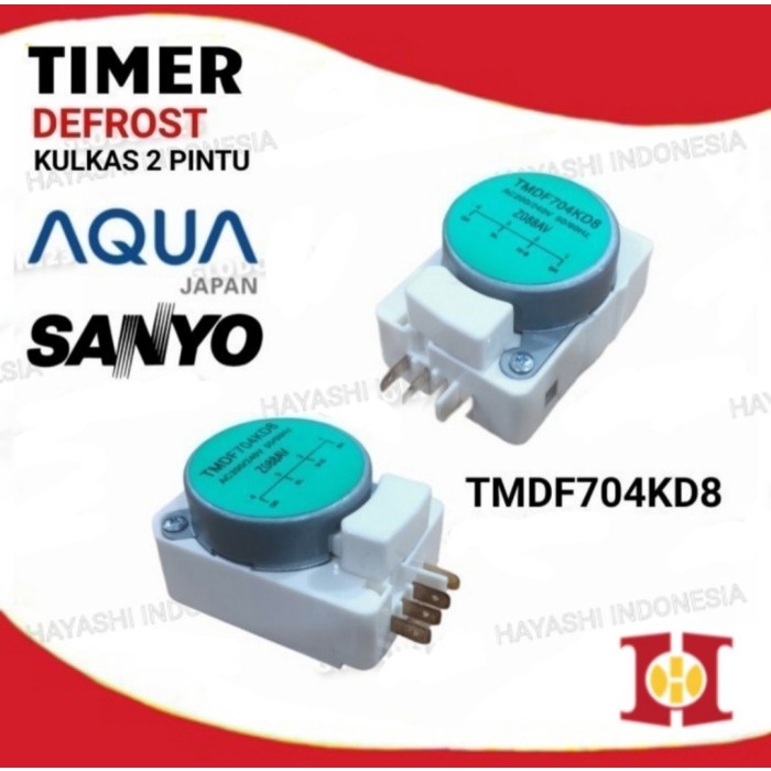 Timer Kulkas Defrost 2 Pintu Sharp LG Samsung Toshiba Panasonic