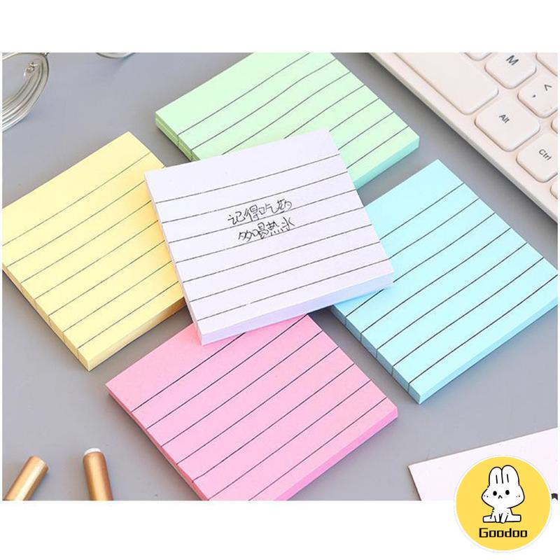 Simplicity sticky note horizontal sticker notepad post maker stiker massage pesan book note -Doo