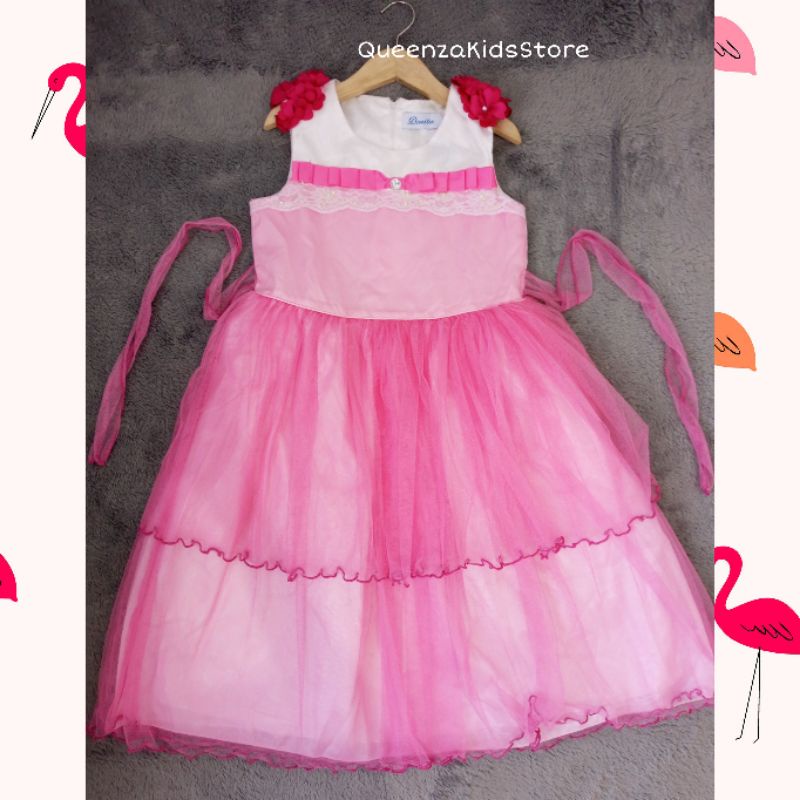 Dress Party Anak Bunga 10 tahun by Donita