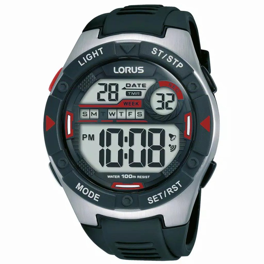 jam tangan digital pria promo murah Lorus R2393MX