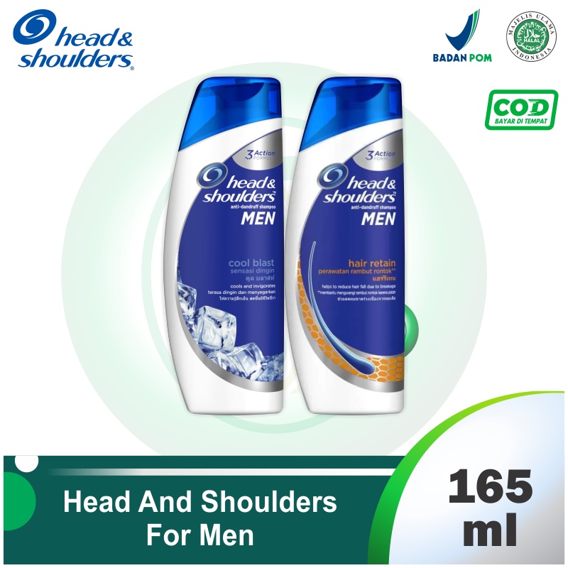 Head & Shoulders Shampoo For Men 165ml - Perawatan Rambut