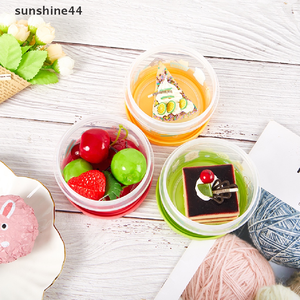 Sunshine Kotak Makan Bento Portable 250 / 500ml Motif Kartun Lucu Untuk Anak