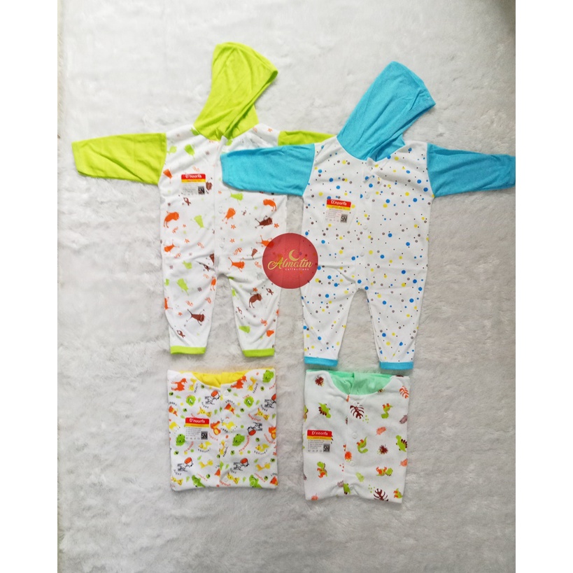 Sleepsuit baby warna dan motif random/jumper baby/jumper kaki buka