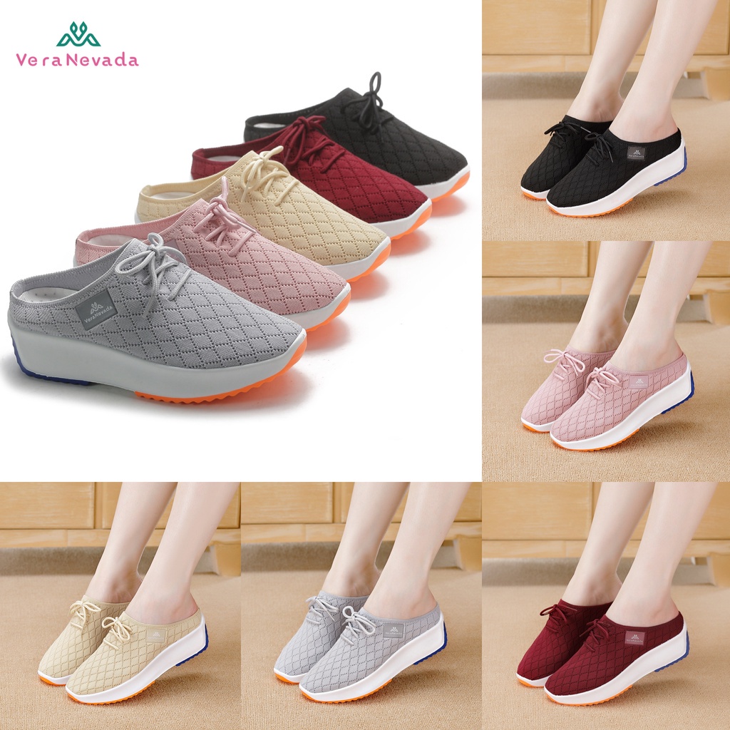 Vera Nevada Sepatu Casual Slop Sneaker Wanita Shoes A01