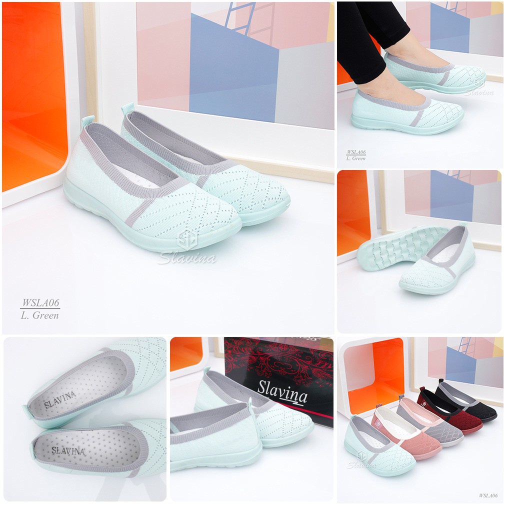 BIG SALE - Ivony Seivona - WSLA06 Sepatu Slavina FlyKnit