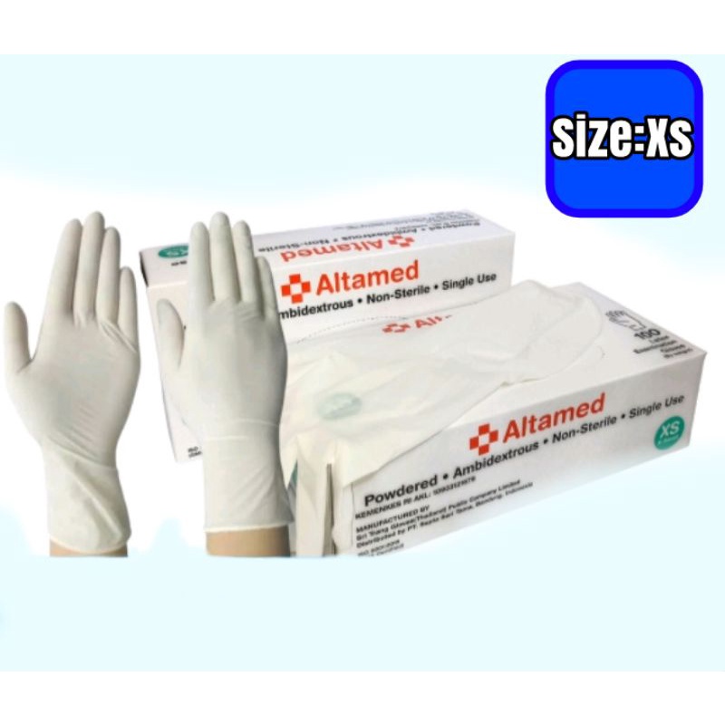 HANDSCOON ALTAMED / SARUNG TANGAN LATEX ALTAMED