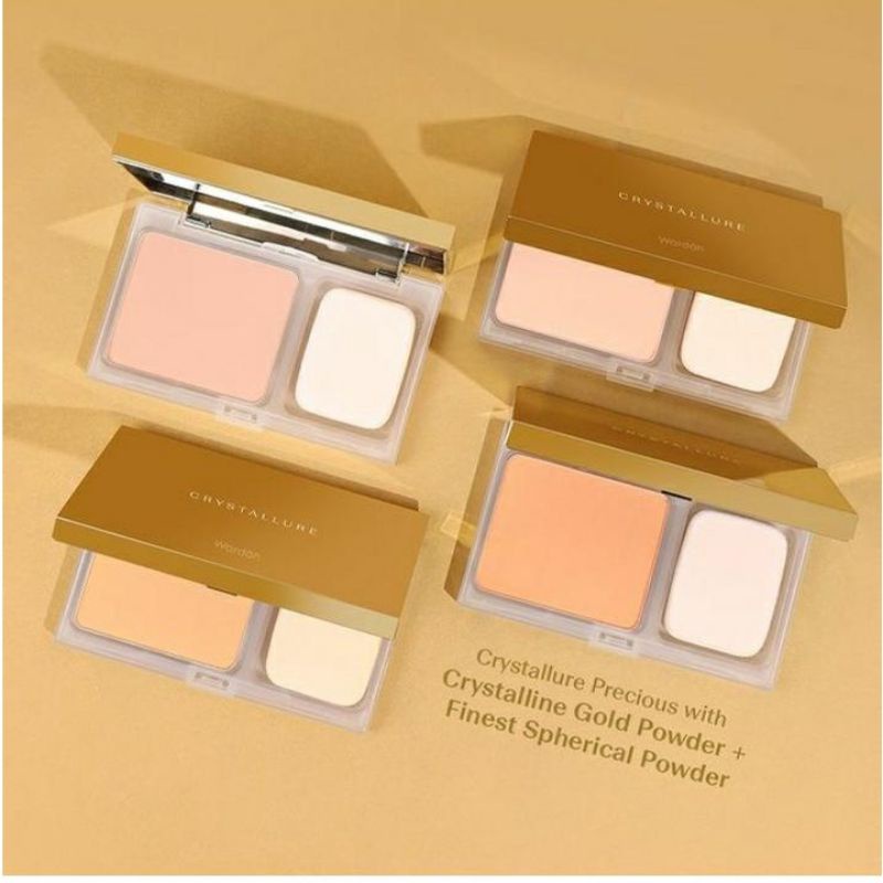 CRYSTALLURE Precious Luminizing Powder Foundation 12gr (Bedak Padat)