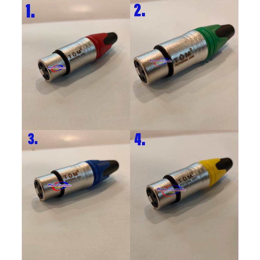 Jek Audio Socket XLR TUM Female - Silver