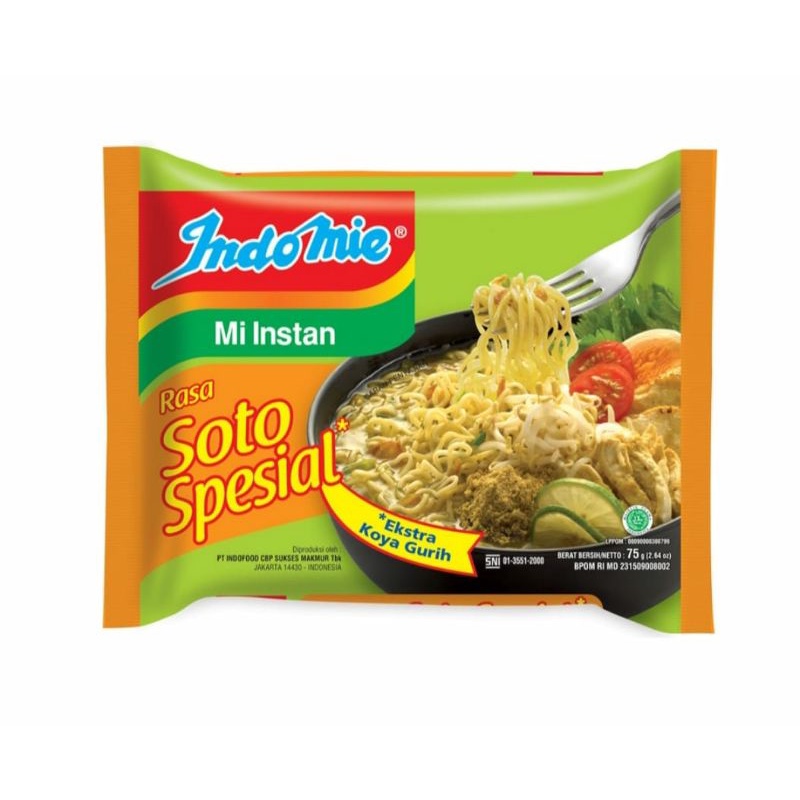 

Indomie mi instan soto spesial