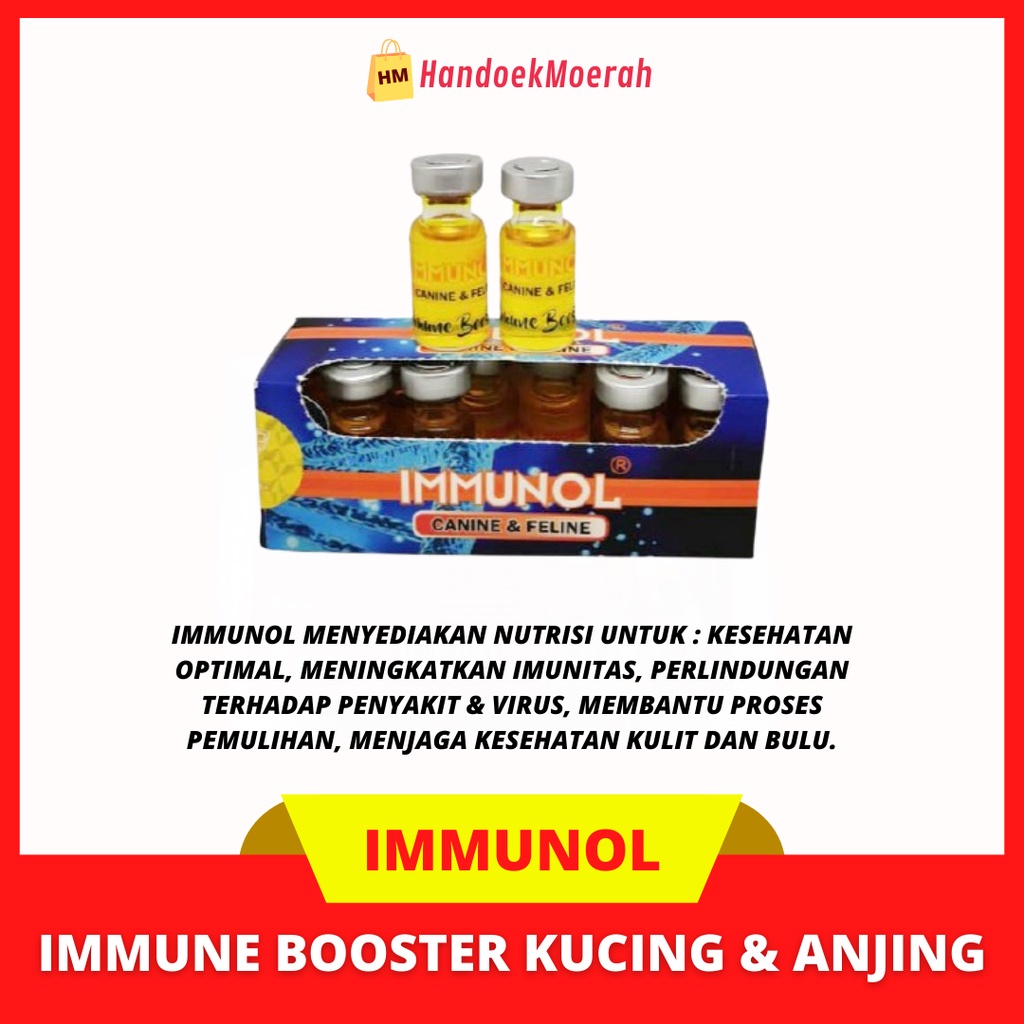 IMMUNOL - Canine &amp; Feline 3ml / Vitamin Kucing dan Anjing