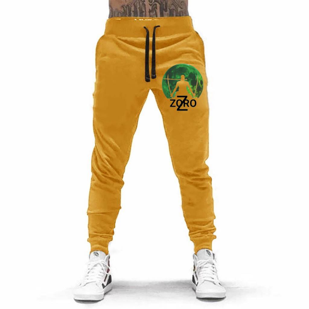 CELANA PANJANG JOGGER BAHAN FLEECE TEBAL ZORO / KUALITAS PREMIUM UNISEX / CELANA PANJANG PRINTING TERLARIS