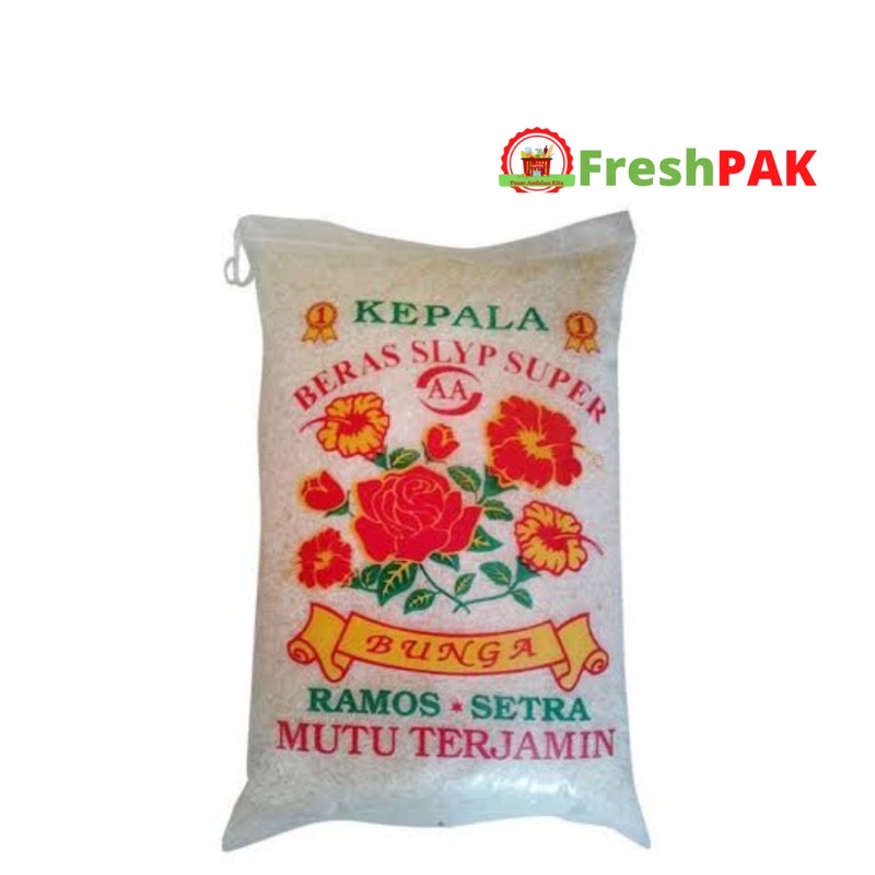 

FreshPAK - Beras Slyp Super Cap Bunga Premium 5 kg