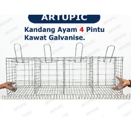 Kandang Ayam Petelur Galvanis Kawat Layer Artupic