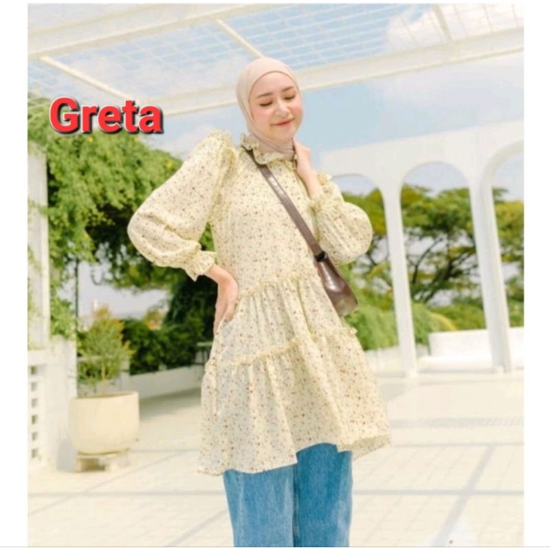 azkia blouse zeya tunic tunik haideeorlin