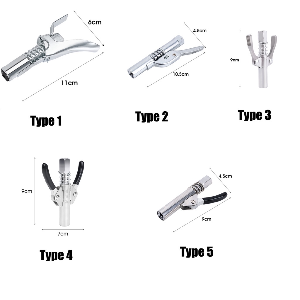 1 Pc Alat Nozzle Suntik Minyak Pelumas Tekanan Tinggi Bahan Stainless Steel Untuk Perbaikan Mobil