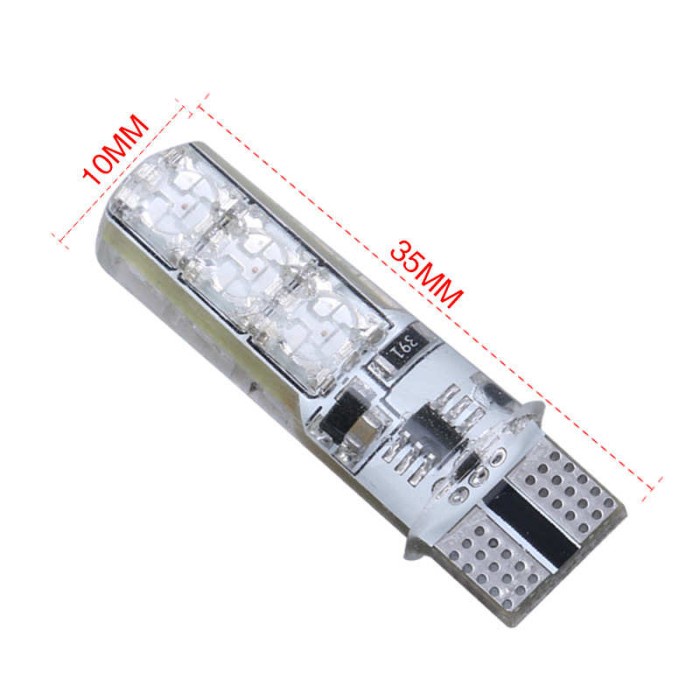 Lampu LED T10 T 10 RGB Lampu Senja Mobil Motor Dengan Remote 2Pcs