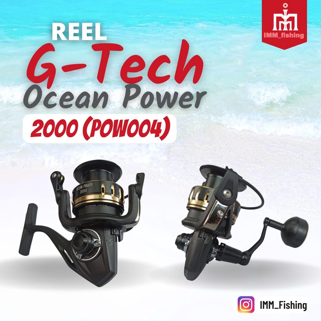 REEL G TECH OCEAN POWER | Alat Gulungan Pancing | Spinning