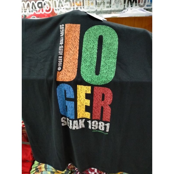 Kaos Joger Spesial Hitam Asli Bali