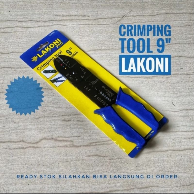 TANG CRIMPING KABEL 9" LAKONI PRO