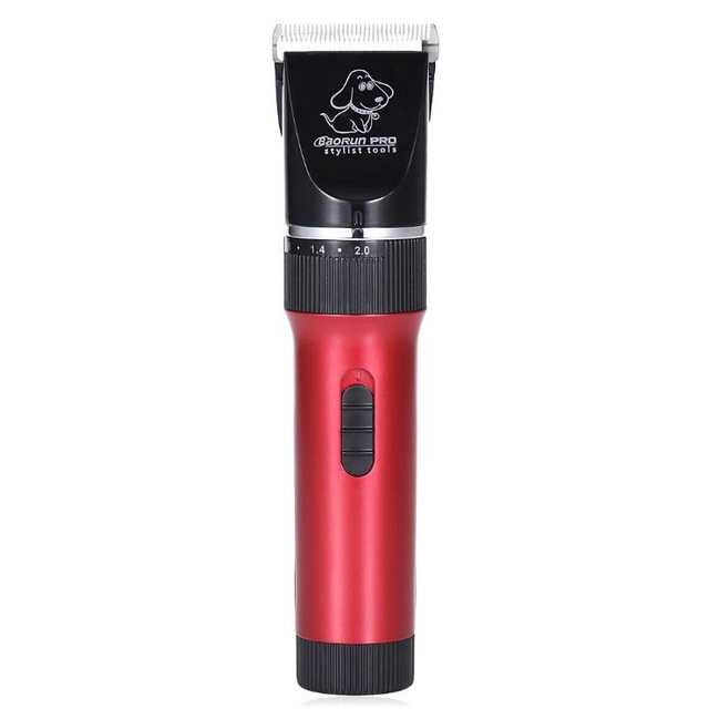 BaoRun Pro Alat Cukur Elektrik Bulu Hewan Pet Dog Clipper - P6 - Red - 3JHX03RE