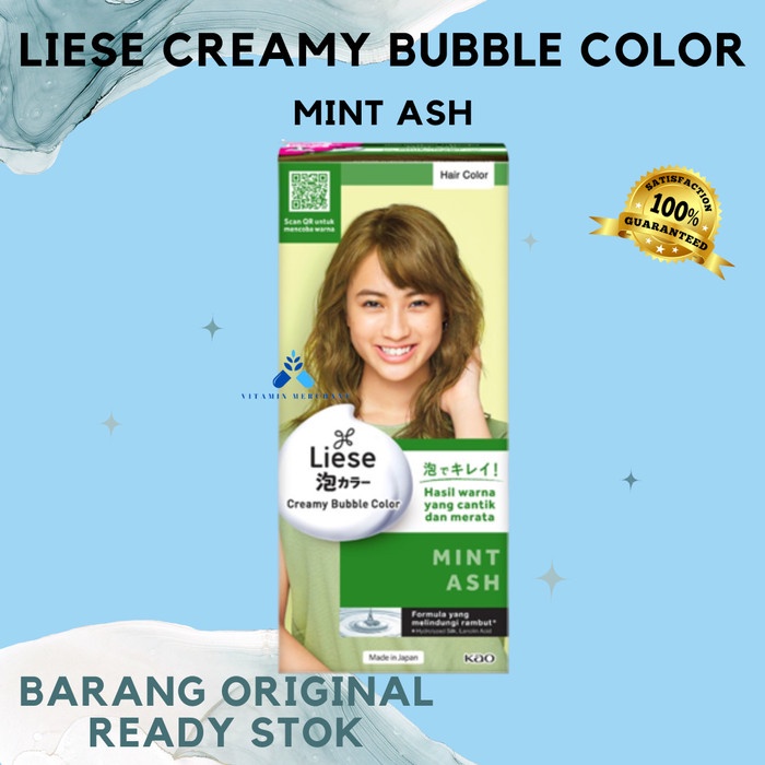 Jual Liese Creamy Bubble Color Mint Ash Shopee Indonesia