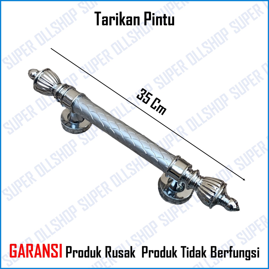 Tarikan Pintu Rumah / Gagang Pintu Rumah / Tarikan Pintu Kupu Tarung / Pegangan Pintu Minimalis 2 Pintu / Tarikan Pintu Rumah Sisik / Handle Pintu Rumah 35 Cm