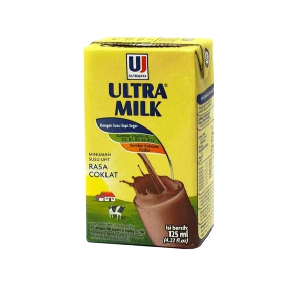 

ULTRA MILK COKLAT 125ML Rasa Coklat ORIGINAL