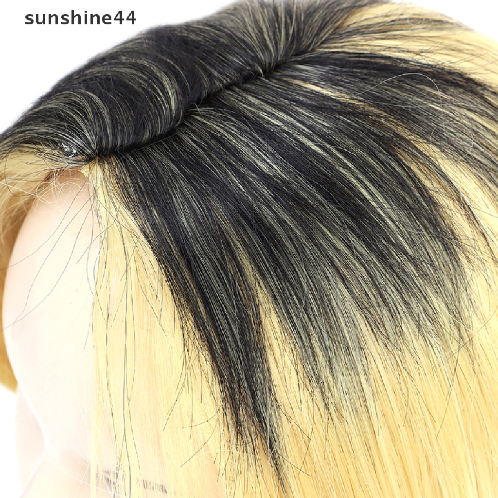 Sunshine Wig / Rambut Palsu Pendek Model Anime Haikyuu Kenma Kozume Warna Kuning Untuk Cosplay