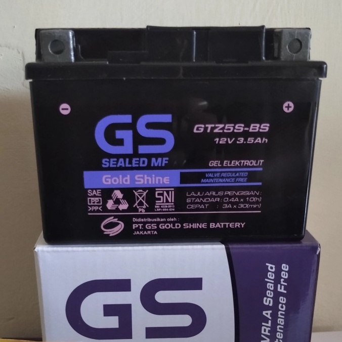 Aki GS GTZ5S Fino Mio Soul GT J S M3 Z Xeon RC Xride Freego Motor Yamaha Gold Shine