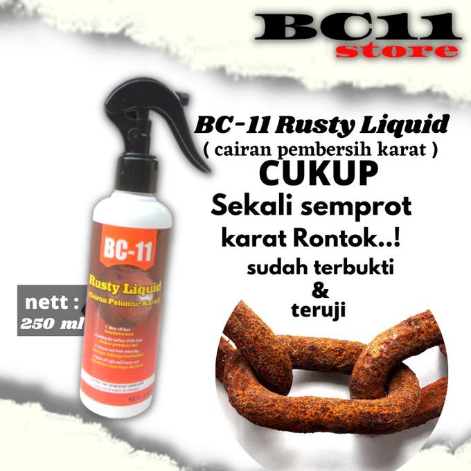 CAIRAN PEMBERSIH KARAT PENGHILANG KARAT BESI RANTAI SEPEDA MOTOR