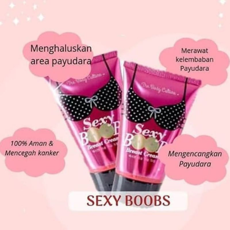 ORIGINAL SEXY BOOBS CREAM PENGENCANG PAYU DARA & BOKONG / SEXY BOOBS BREAST CREAM ORIGINAL BPOM BY T