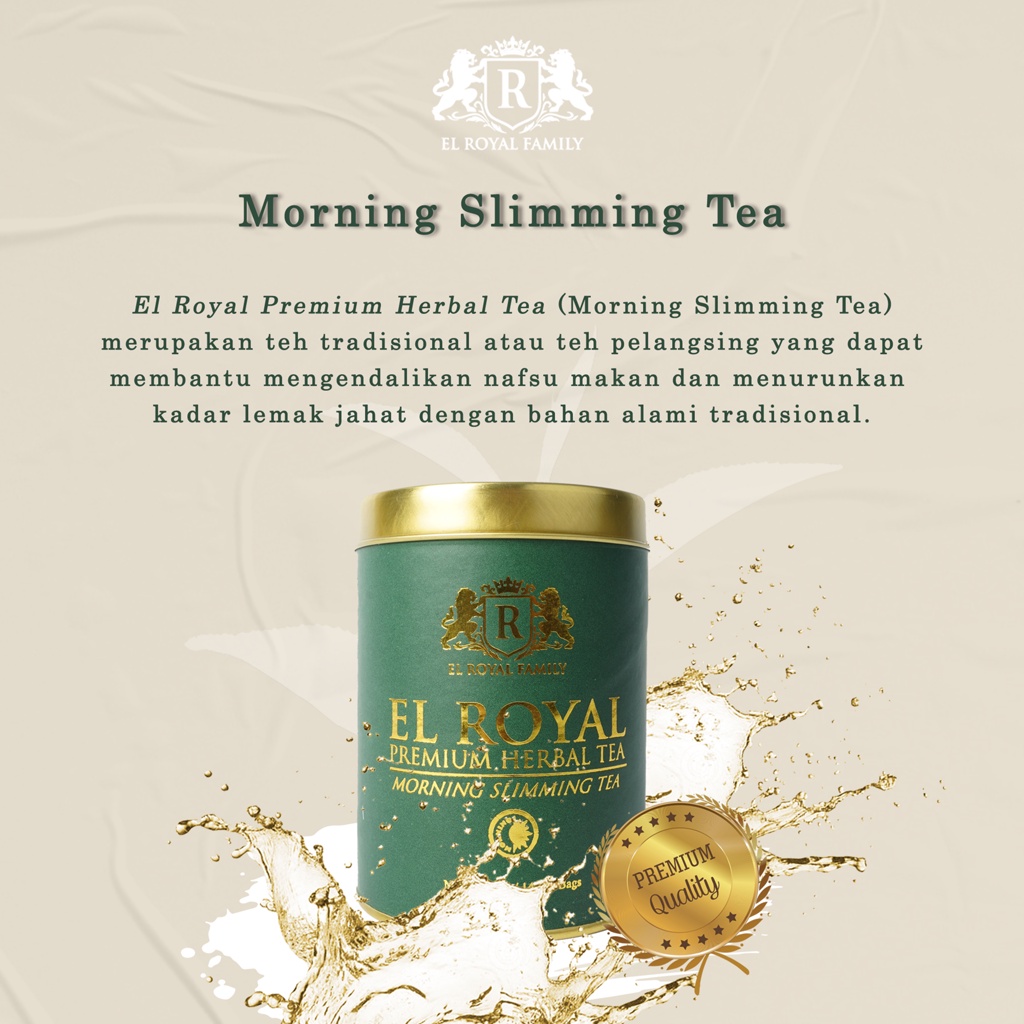 Teh Pelangsing Penurun Berat Badan Diet Detox Bpom Herbal Ampuh El Royal Premium Herbal Tea