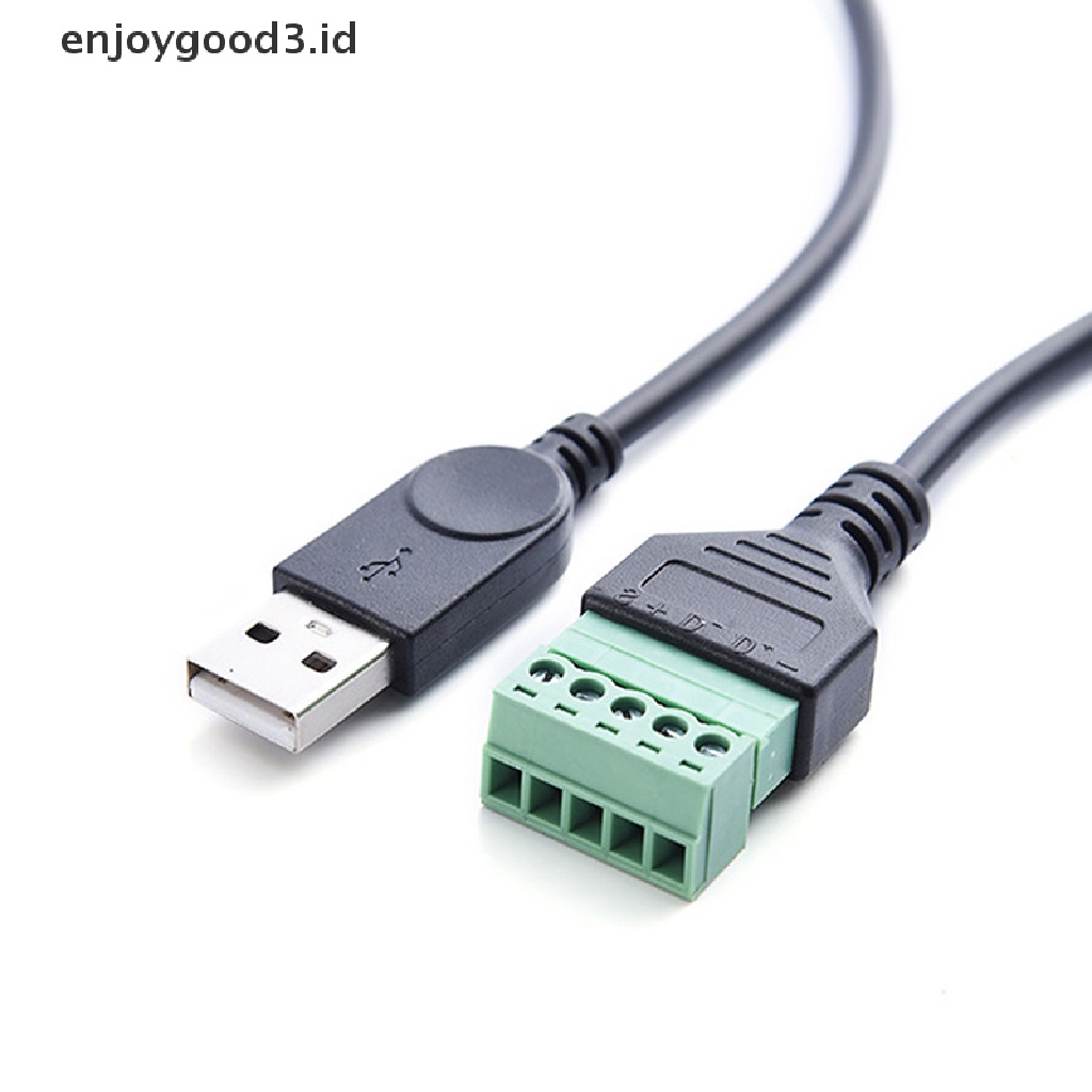 Adapter Konektor Sekrup USB A Ke 5 Pin Dengan Shield Terminal Plug